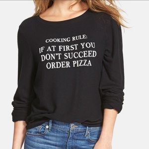Wildfox cooking rule sweatshirt